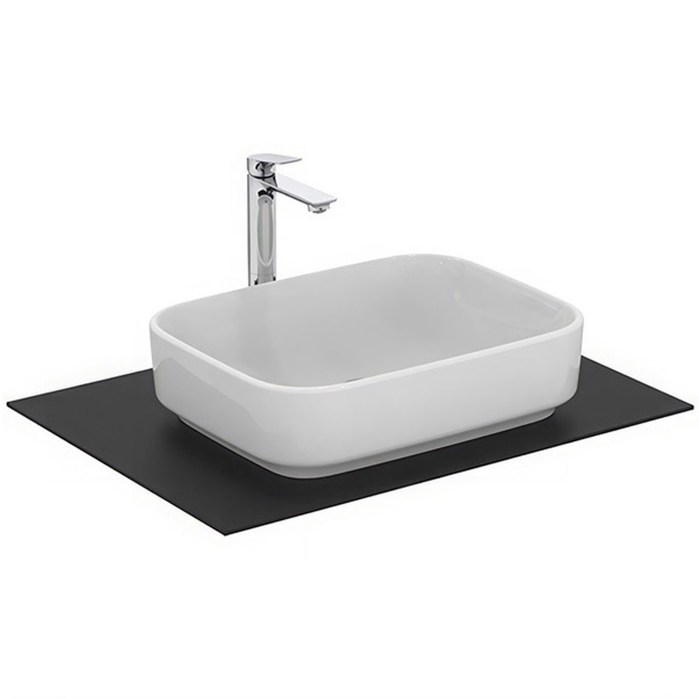 Ideal Standard i.life B 50cm Rectangular Countertop Basin - Image 2
