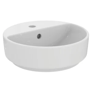 Ideal Standard i.life O 40cm Round Countertop Basin 1TH with Overflow