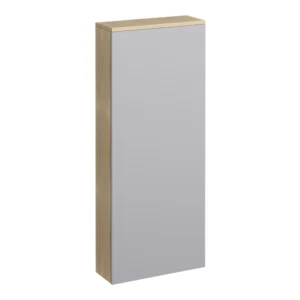 Tivoli Tall WC Unit Only - Dove Grey and Oak