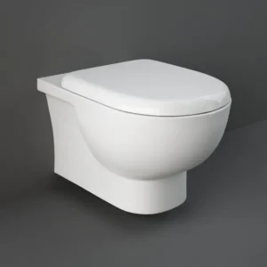 RAK Tonique Wall Hung Rimless Pan + Quick Release Soft Close Seat