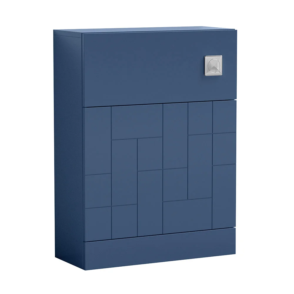 Venice Abstract WC Unit - Blue - 500mm