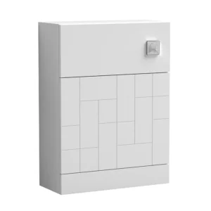 Venice Abstract WC Unit - White - 500mm