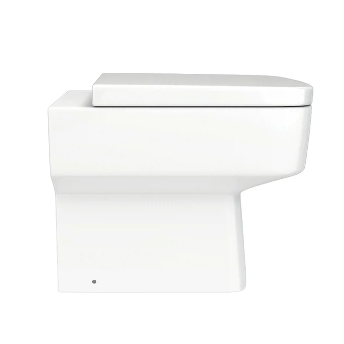 Venice Abstract Blue Complete Toilet Unit w. Pan, Cistern + Polished Chrome Flush - Image 2