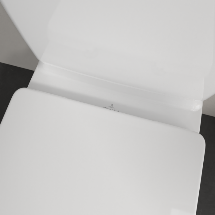 Villeroy and Boch Subway 2.0 DirectFlush Rimless BTW Close Coupled Toilet (Bottom Entry Water Inlet) + Soft Close Seat - Image 6