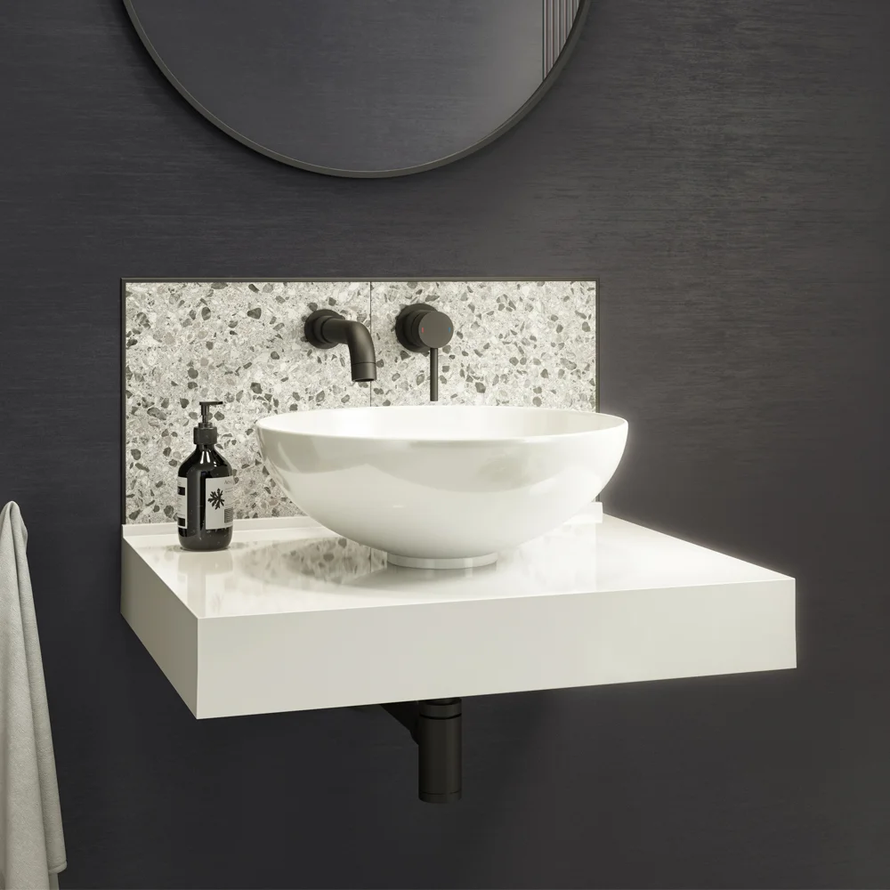Viva Round Counter Top Basin 0TH - 430mm Diameter - Image 4