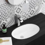 Milos Oval Under Counter Basin 0TH – 565 x 425mm, Gloss White