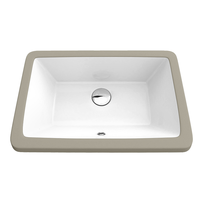 Fresco Rectangular Under Counter Basin 0TH - 530 x 345mm - Image 4