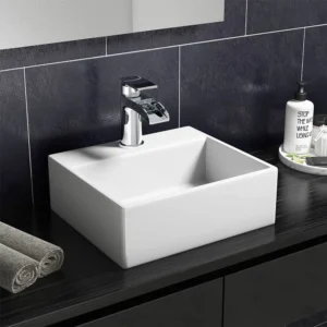 Cubetto 340 x 295mm Compact Counter Top Basin 1TH