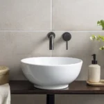Runda Round Counter Top Basin 0TH - 380mm Diameter