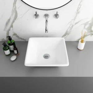 Lazio Square Counter Top Basin - 0TH - 410 x 410mm