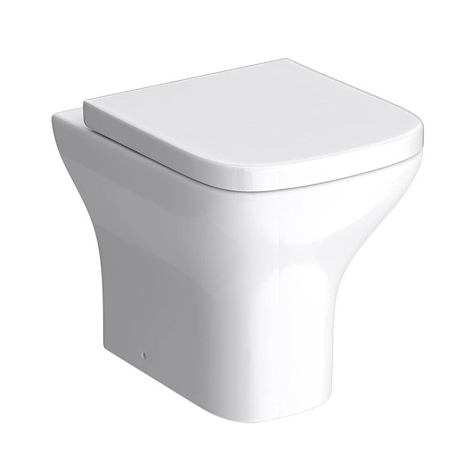 Venice Fluted White Complete Toilet Unit (Pan, Cistern, Chrome Flush) - Image 5
