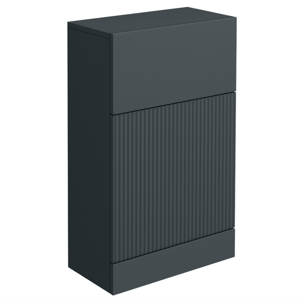 Venice Fluted 500mm Anthracite WC Unit - Image 3