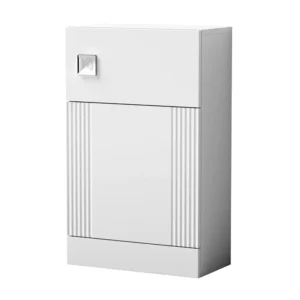 Roxbury Deco Fluted 500mm White WC Unit