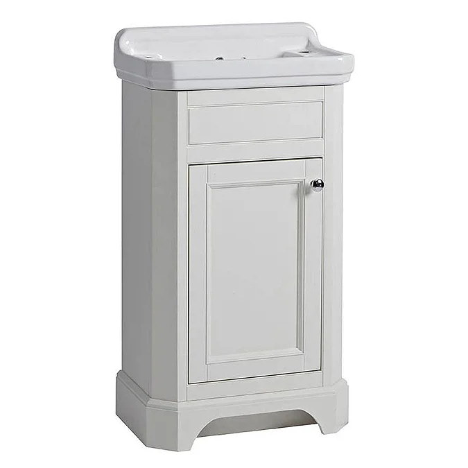 Tavistock Vitoria 500mm Cloakroom Unit & Basin - Linen White