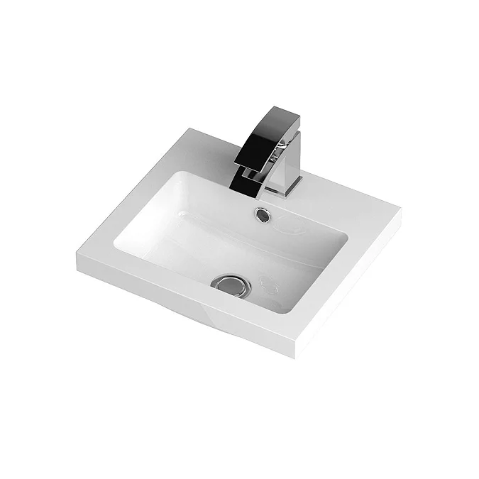 Apollo2 405mm Gloss Grey Wall Hung Vanity Unit - Image 2