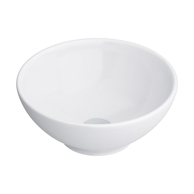 Chatsworth 545mm Blue Countertop Vanity with Worktop, Round Basin & Chrome Handles - Image 5
