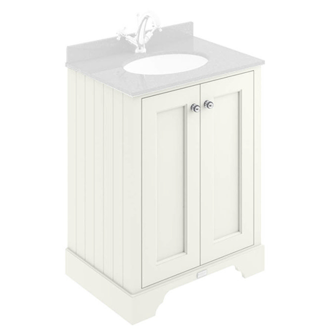 Bayswater Pointing White 600mm 2 Door Basin Cabinet Only