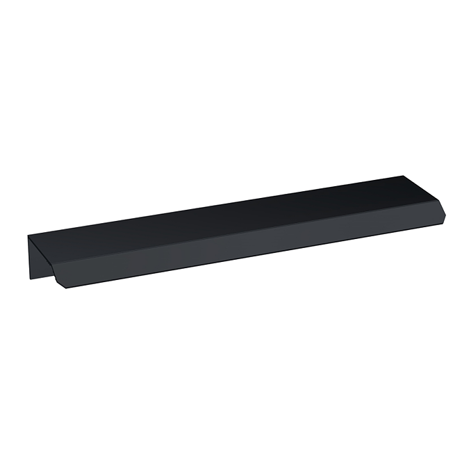 Voyage Wall Hung Double Basin Vanity - 1200mm Arctic White with Matt Black Handles - Image 4