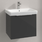 Villeroy and Boch Architectura 600mm Wall-Hung Vanity Unit & Basin - Grey