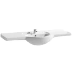 Cove 1200mm Extra Large Semi Recessed Basin