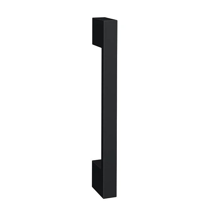 Apollo2 405mm Gloss Grey Compact Wall Hung Vanity Unit w. Matt Black Handle - Image 3