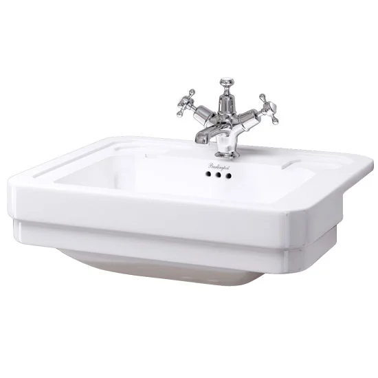 Burlington Classic Semi Recessed 58cm Basin
