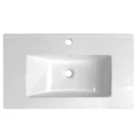 Ultra 1000mm Minimalist Ceramic Inset Basin