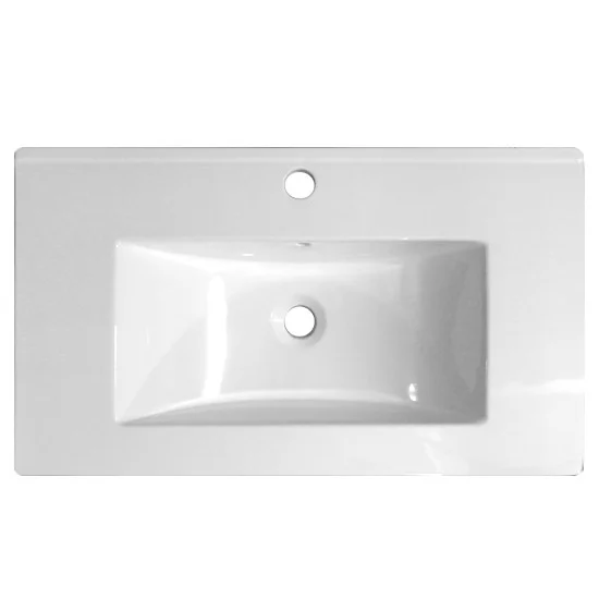 Nuie 800mm Minimalist Ceramic Inset Basin