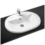 Ideal Standard Connect Oval 1TH Inset Countertop Basin Width 55cm