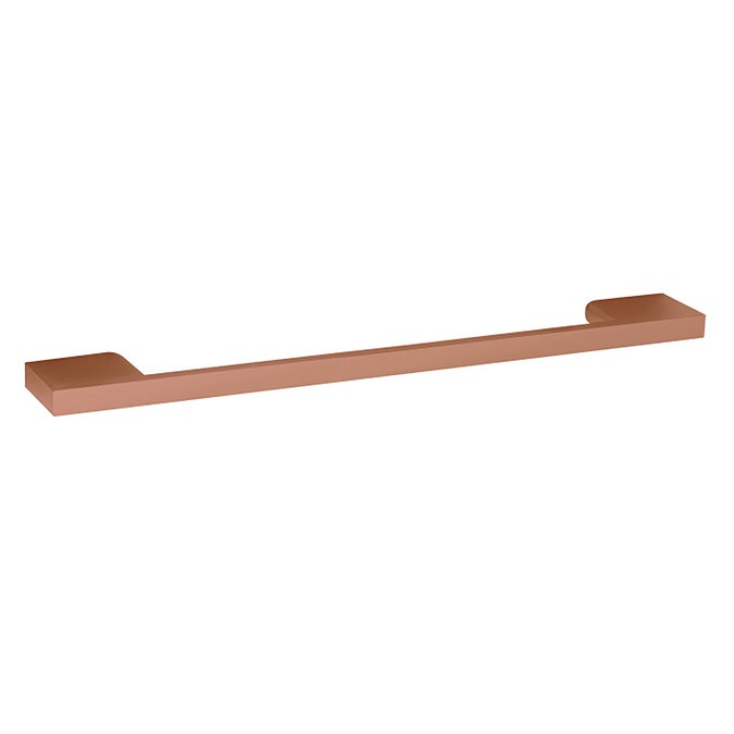 Arezzo Matt Blue 450mm 1TH Floor Standing Cloakroom Vanity Unit With Rose Gold Handle - Image 3