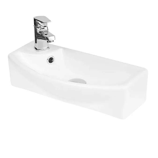 Arezzo Matt Grey 450mm 1TH Floor Standing Cloakroom Vanity Unit - Image 4