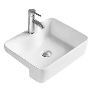 Hudson Reed 480mm Rectangular Semi-Recessed Basin
