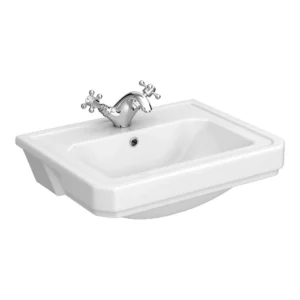 Carlton 560 x 450mm 1TH Semi Recessed Basin