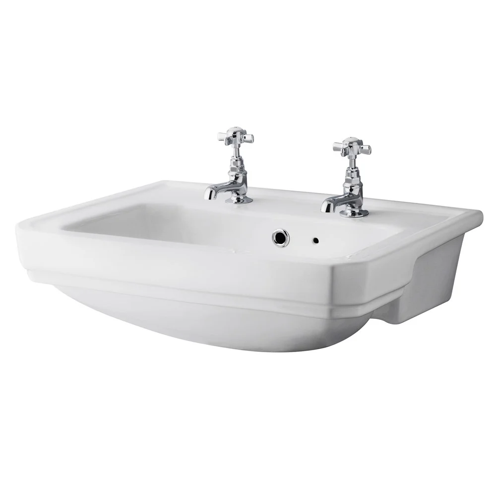 Old London - Richmond 560 x 450 2TH Semi Recessed Basin