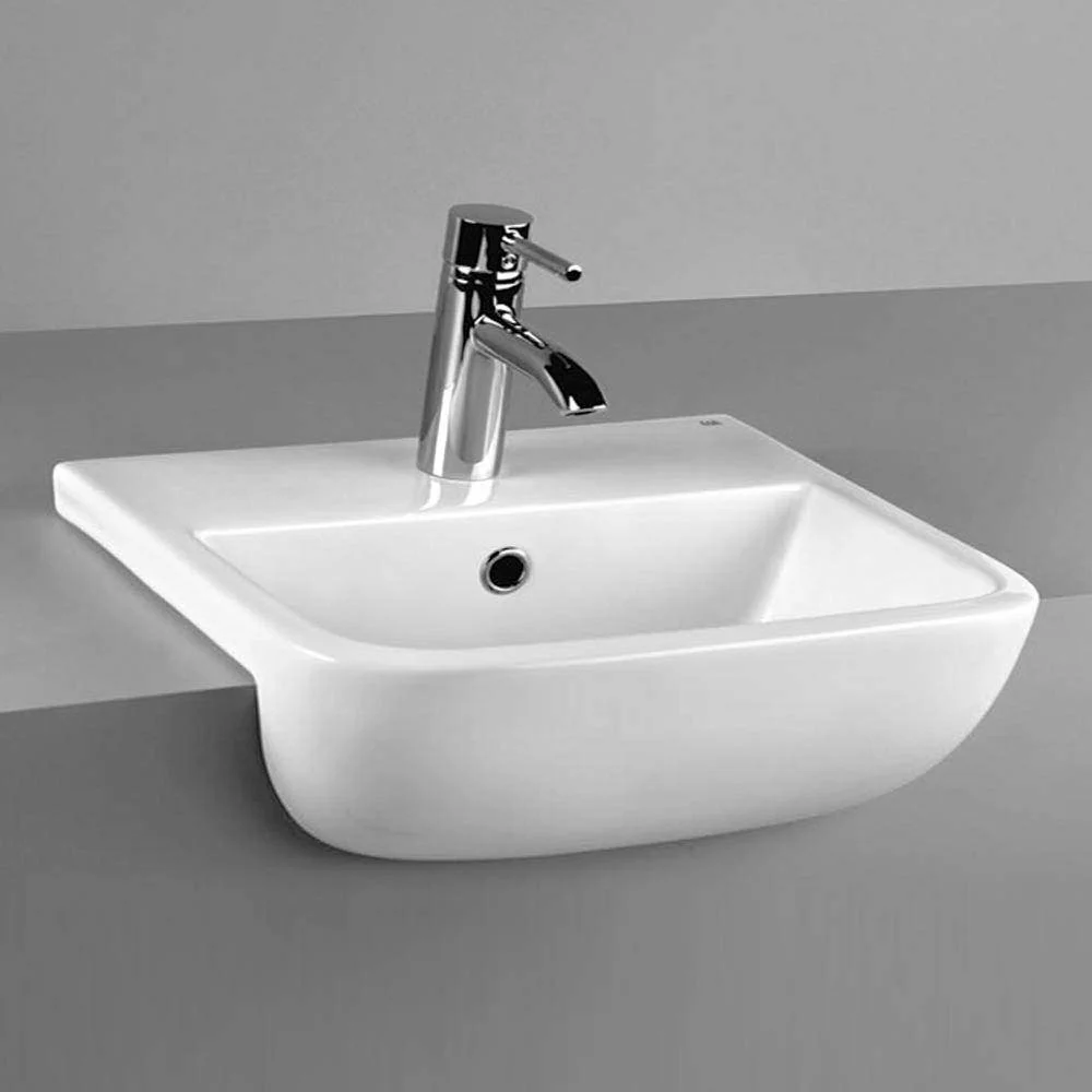 RAK Series 600 52cm Semi Recessed Basin 1TH