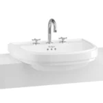 Burlington Riviera 580mm Semi-Recessed Basin