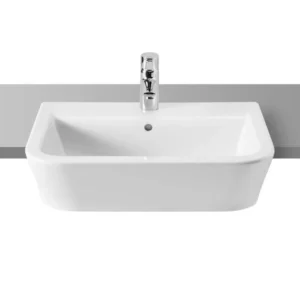 Roca - The Gap W560 x D400 semi recessed basin - 1 tap hole