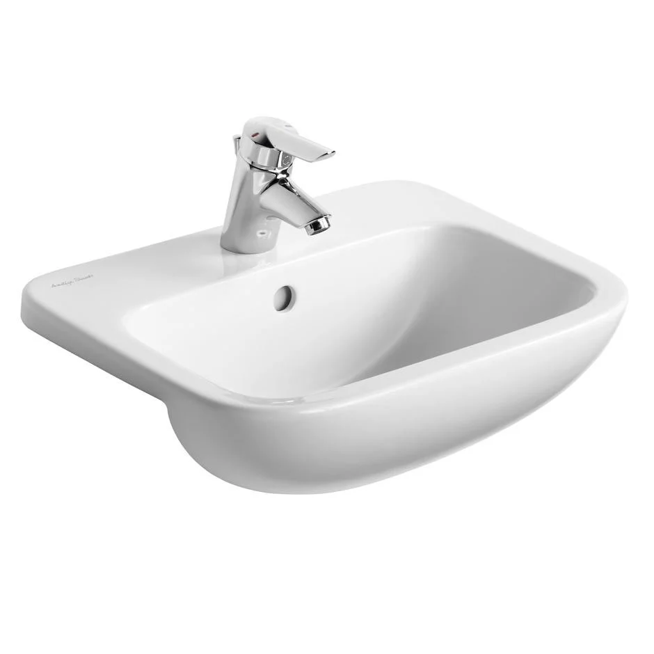Armitage Shanks Profile 21 50cm 1TH Semi-Countertop Washbasin With Overflow