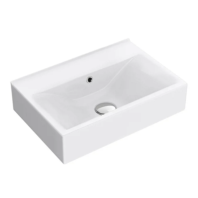 Nova Vanity 0TH Sink With Cabinet - 450mm Modern High Gloss White - Image 3