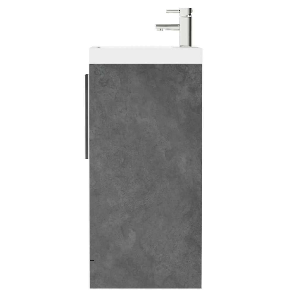 Orchard Kemp Riven Grey Floor Standing Vanity Unit and Basin 600mm - Image 4