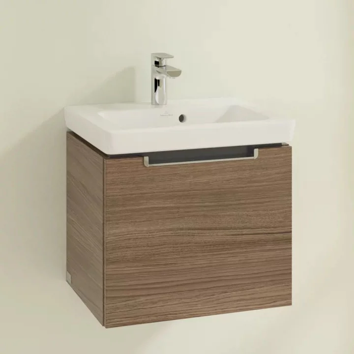 Villeroy and Boch Subway 2.0 Arizona Oak 500mm Wall Hung 1-Drawer Vanity Unit - Image 2