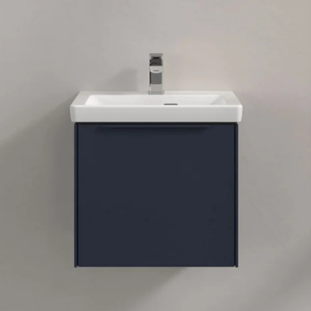 Villeroy and Boch Subway 3.0 Marine Blue 500mm Wall Hung 1-Drawer Vanity Unit - Image 3