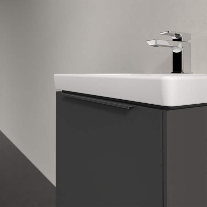 Villeroy and Boch Subway 3.0 Graphite 500mm Wall Hung 1-Drawer Vanity Unit with LED Lighting - Image 4