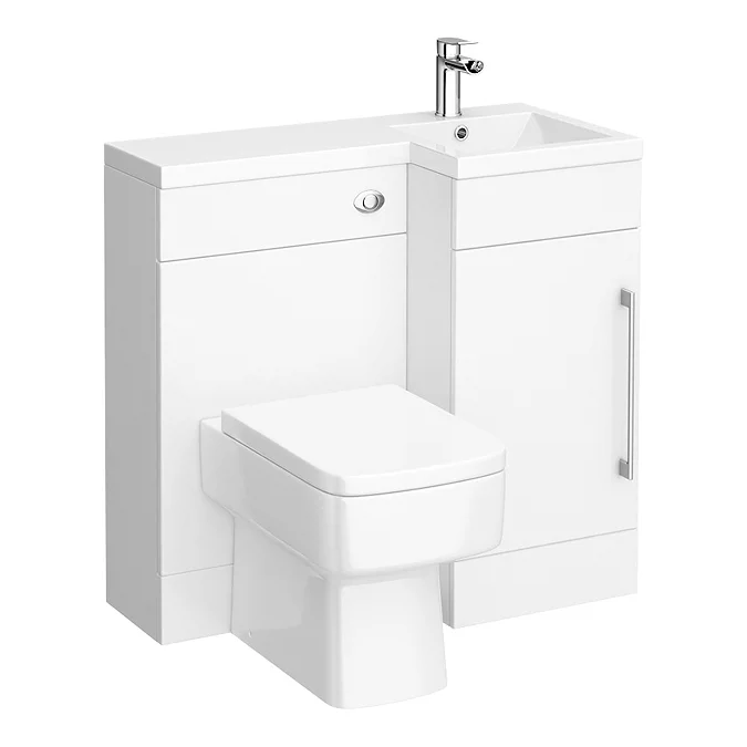 Valencia 900mm Combination Bathroom Suite Unit + Square Toilet - Image 4