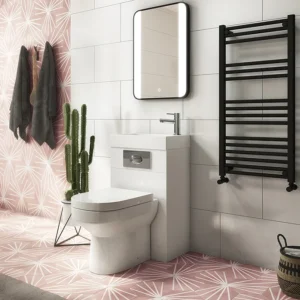 Metro Combined Two-In-One Wash Basin & Toilet (500mm wide x 300mm)