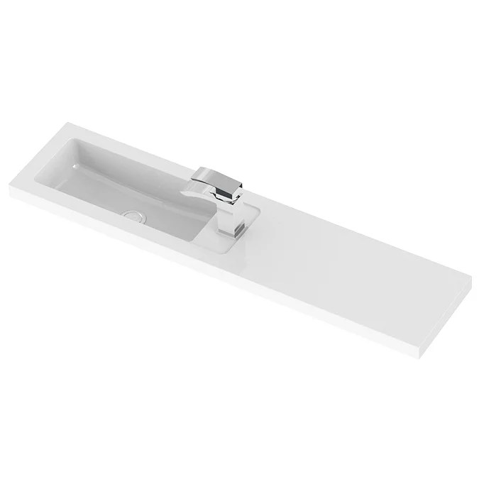 Apollo2 1100mm Gloss Grey Slimline Combination Furniture Pack (Excludes Pan + Cistern) - Image 2