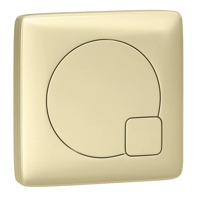 Arezzo 1100 Matt Teal Green Semi-Recessed Round Combination Vanity Unit (Brushed Brass Flush & Handles) - Image 3