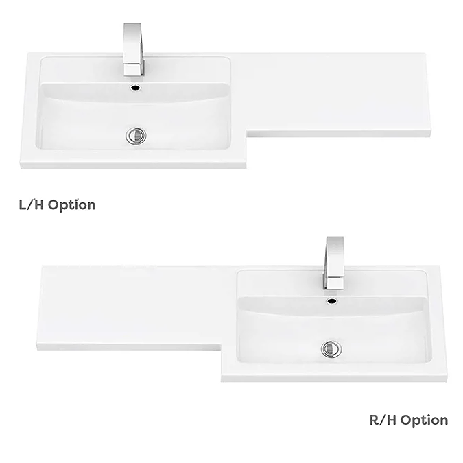 Arezzo 1100 Matt Dark Green Combination Furniture Pack (Brushed Brass Flush & Handles) - Image 3