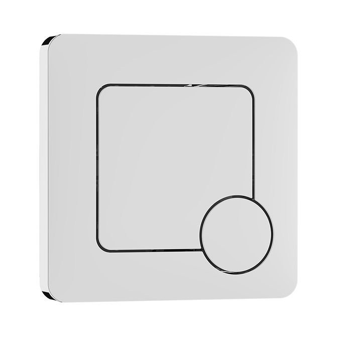 Arezzo 1000 Matt Grey Semi-Recessed Round Combination Vanity Unit (Chrome Flush & Handles) - Image 3