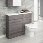 Brooklyn 1100mm Grey Avola Slimline Combination Furniture Pack